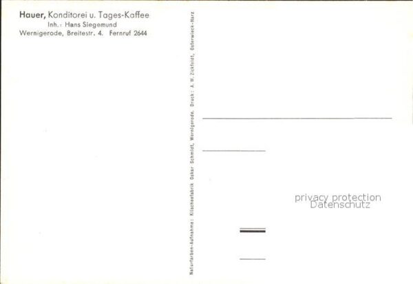 Wernigerode Harz Cafe Konditorei Hauer – Bild 2