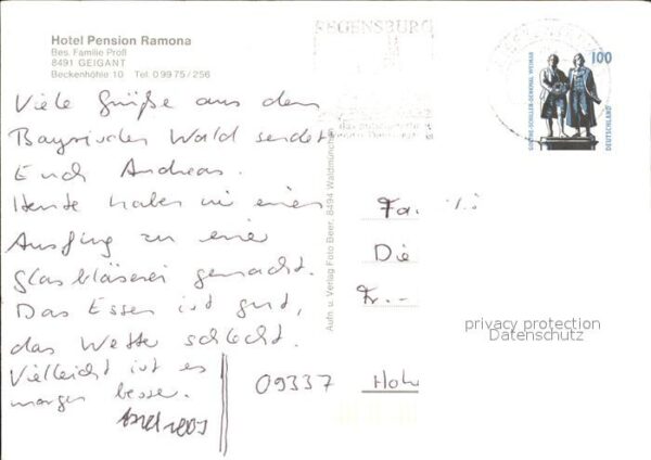 Geigant Panorama Hotel Pension Ramona Campingpl – Bild 2