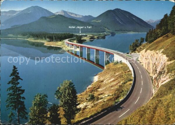 Bad Wiessee Sylvensteinsee Deutsche Alpenstrasse Fa