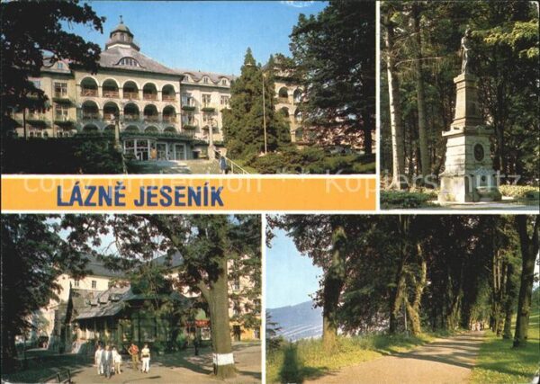 Lazne Jesenik Sanatorium Pomnik Hygie od Myslbeka Hra