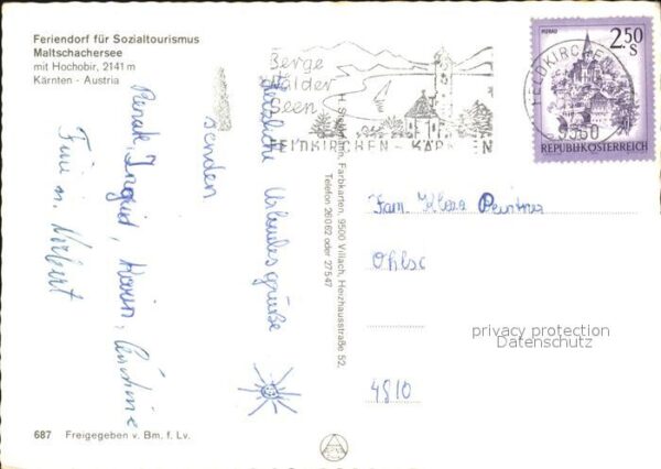Maltschachersee Feriendorf mit Hochobir Karawanken Flie – Bild 2