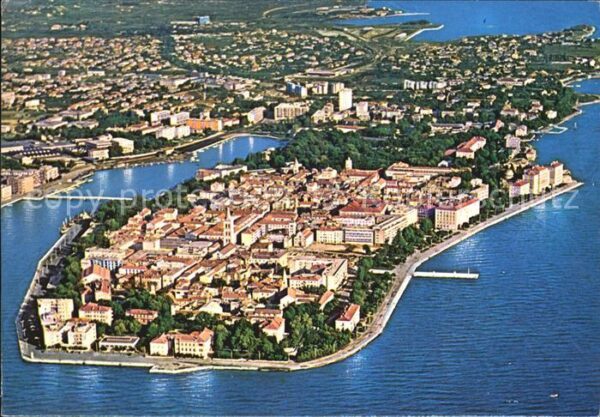 Zadar Zadra Zara Fliegeraufnahme