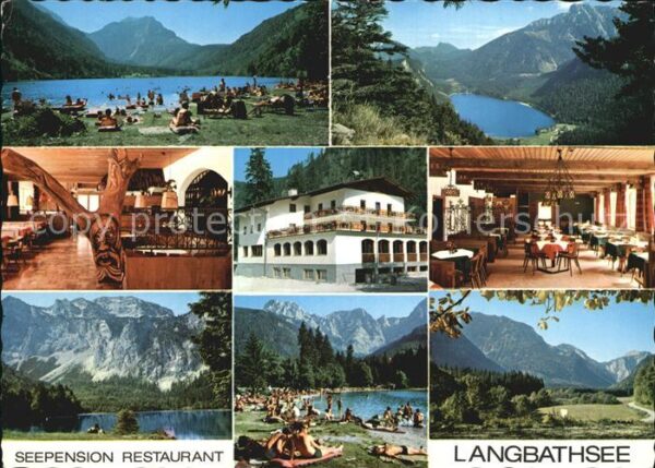 Ebensee Oberoesterreich Seepension Restaurant Langbathsee Alpen