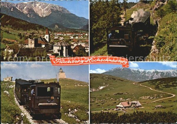 Puchberg Schneeberg Panorama Burg Kirche Zahnradbahn Elisab