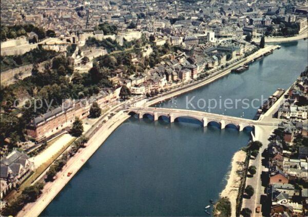Namur Wallonie Pont de Jambes et confluent Sambre et M