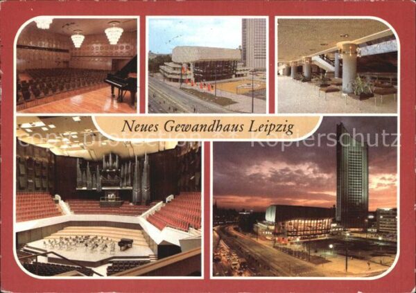 Leipzig Neues Gewandhaus Hochhaus der Karl Marx