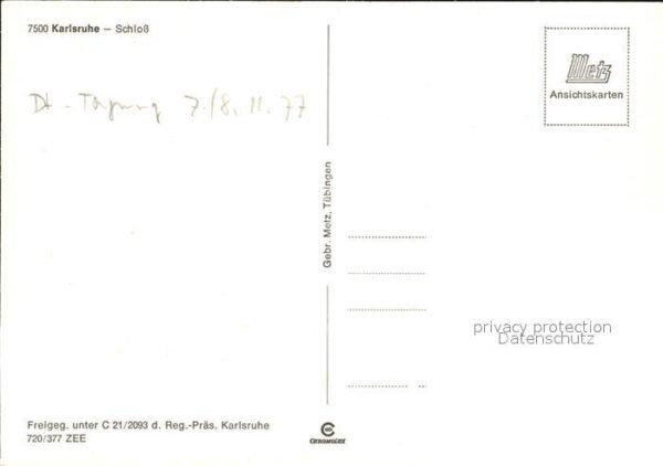 Karlsruhe Baden Schloss Fliegeraufnahme – Bild 2