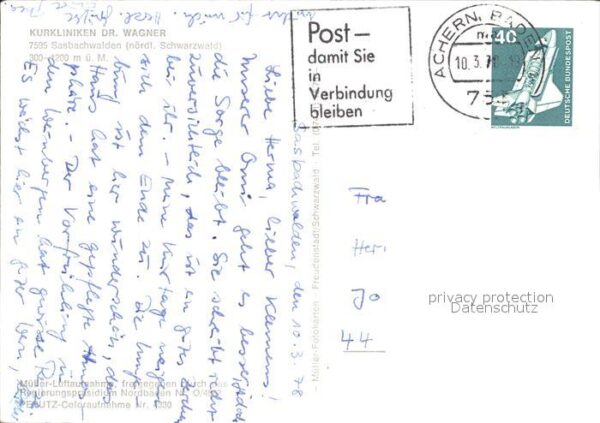 Sasbachwalden Kurkliniken Dr Wagner Schwarzwald Flieg – Bild 2