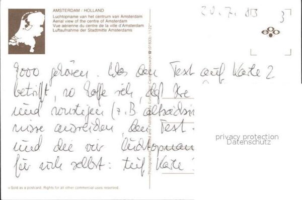 Amsterdam Niederlande Centrum Luchtopname Stadtmitte – Bild 2