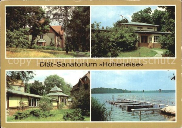 Rheinsberg Diät Sanatorium Hohenelse Wandelgang Bo