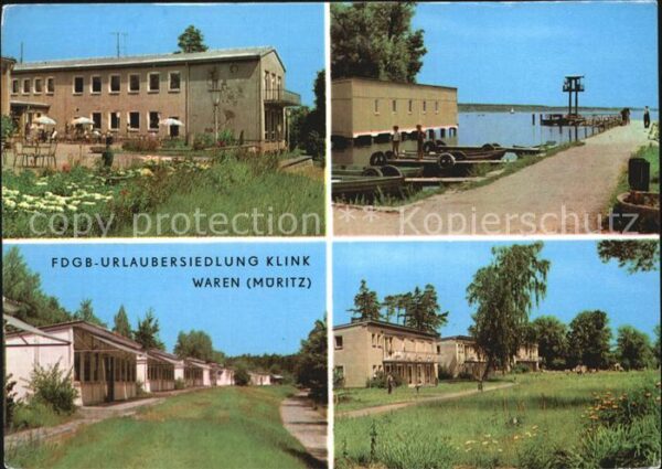 Klink Waren FDGB Urlaubersiedlung an der Müritz