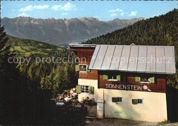 Fulpmes Tirol Ausflugsort und Gasthof Sonnenstein mit