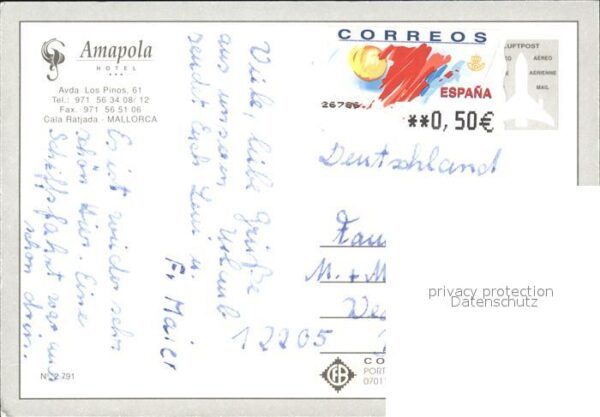 Cala Ratjada Mallorca Amapola Hotel Swimming Pool Strand – Bild 2