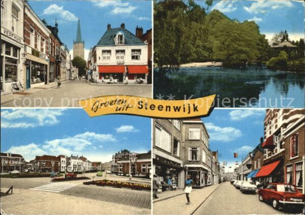 Steenwijk Ortsansichten Strassenpartie Pavillon a
