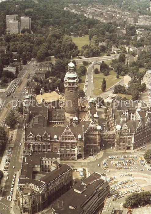 Leipzig Neues Rathaus Messestadt Luftbildserie