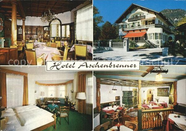 Garmisch-Partenkirchen Hotel Aschenbrenner Huber Karte Nr 11.0