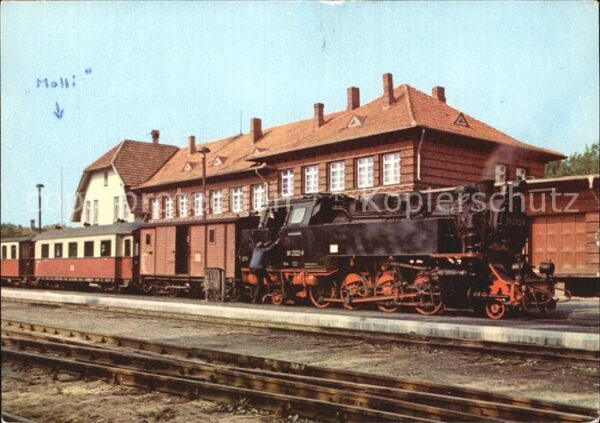 Kuehlungsborn Ostseebad Bäderbahn Bad Doberan Dampflokomotive B