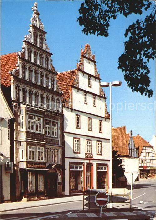 Bad Salzuflen Bürgermeisterhäuser am Markt 16. Jhdt.