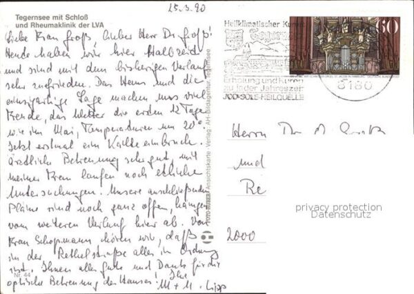 Tegernsee Schloss Rheumaklinik der LVA Fliegerauf – Bild 2