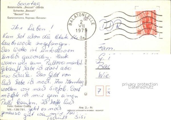 Balatonlelle Becsali csarda Schenke Restaurant – Bild 2
