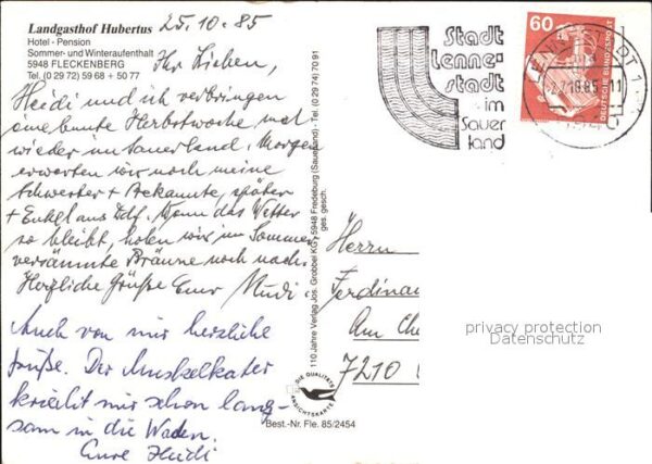 Fleckenberg Landgasthof Hubertus – Bild 2
