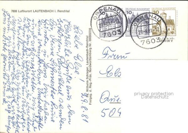 Lautenbach Renchtal Luftkurort Fliegeraufnahme – Bild 2