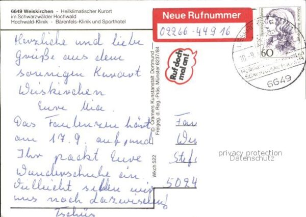 Weiskirchen Saar Kurzentrum Heilklimatischer Kurort Schw – Bild 2