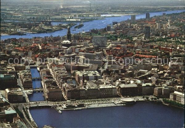 Hamburg Jungfernstieg Binnenalster Elbe Hansest