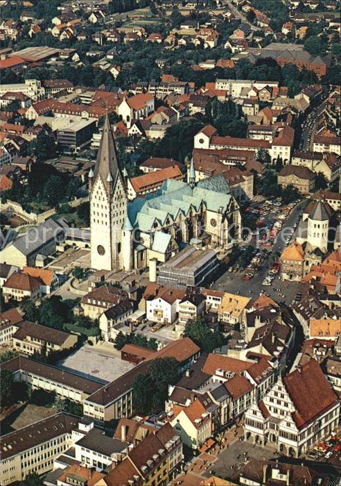 Paderborn Kaiserpfalz Dom Gaukirche Rathaus Flieg