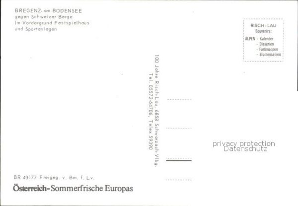 Bregenz Vorarlberg gegen Schweizer Berge Festspielhaus Spo – Bild 2