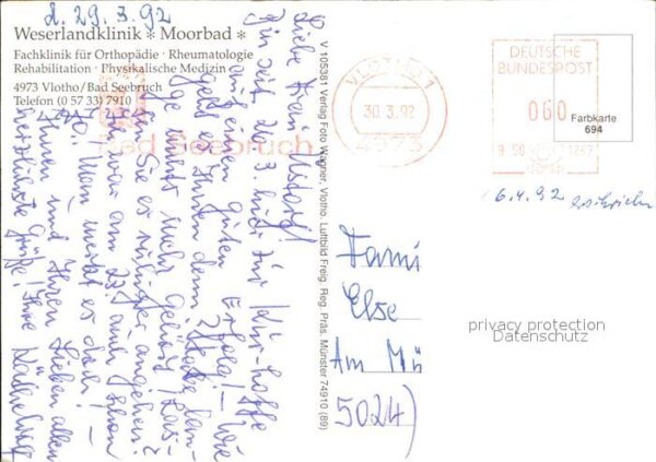 Vlotho Weserlandklinik Moorbad – Bild 2