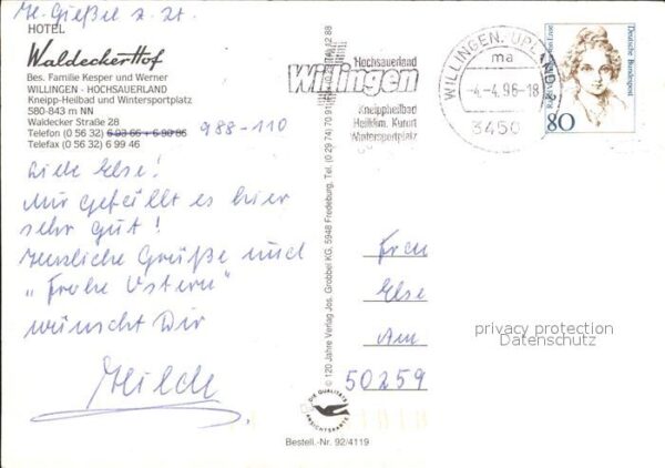 Willingen Sauerland Hotel Waldecker Hof Empfang Restaurant – Bild 2