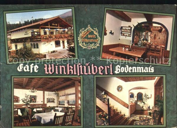 Bodenmais Cafe Winklstüberl Weinstube Bayerischer
