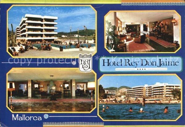 Santa Ponsa Mallorca Islas Baleares Hotel Rey Don Jaime Swimming Pool Stran