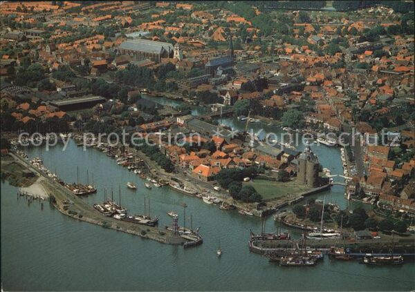 Enkhuizen luchtopname Hafen Fliegeraufnahme
