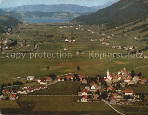 Thalkirchdorf mit Alpsee Fliegeraufnahme