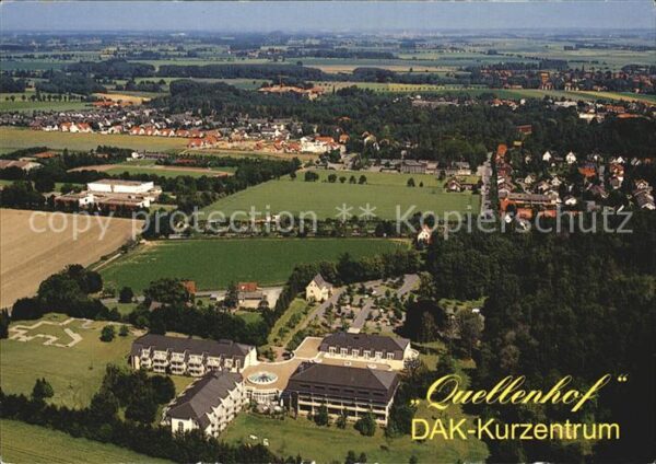 Bad Sassendorf DAK Kurzentrum Quellenhof Fliegeraufnah