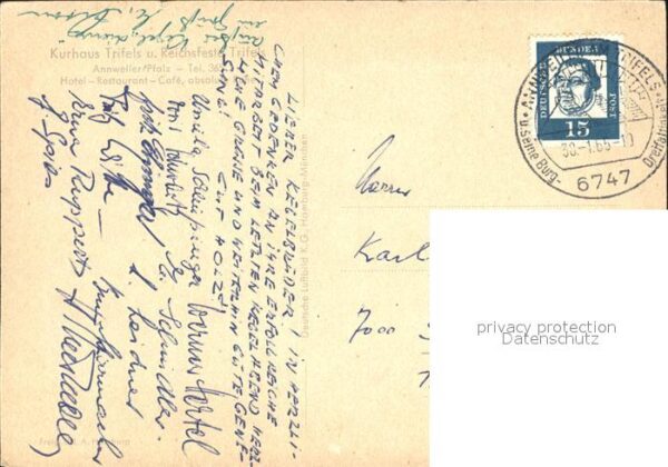 Annweiler Trifels Kurhaus Trifels und Reichsfeste Trifels – Bild 2