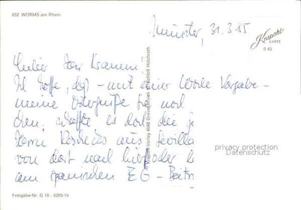 Worms Rhein Stadtzentrum Kirche Fliegeraufnahme – Bild 2