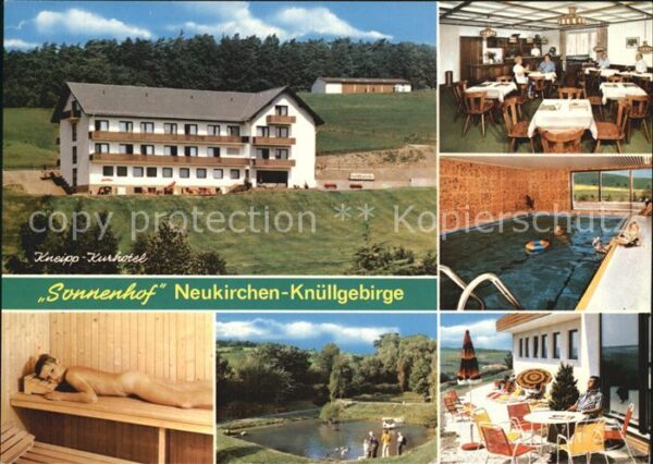 Neukirchen Knuellgebirge Kneipp Kurhotel Sonnenhof Sauna Hallenb