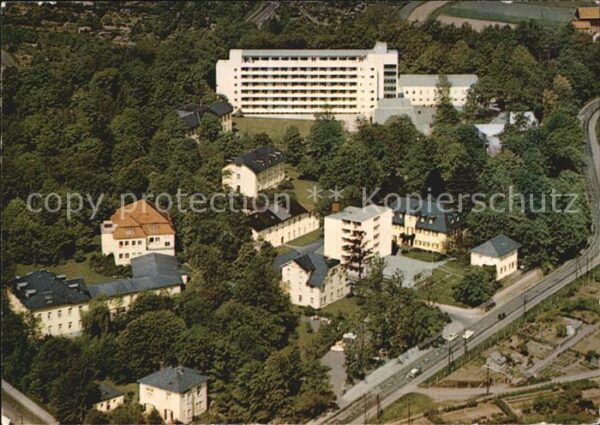 Bayreuth Sanatorium Herzoghöhe Fliegeraufnahme