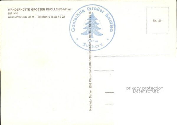 Herzberg Harz Wanderhütte Grosser Knollen Aussichtstu – Bild 2