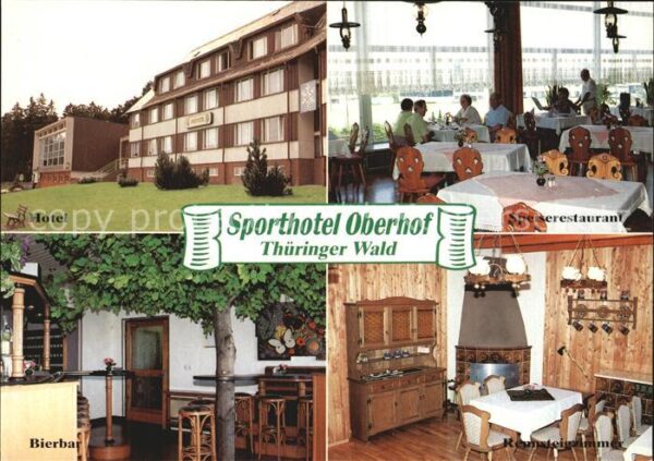 Oberhof Thueringen Sporthotel Restaurant Bierbar Rennsteig