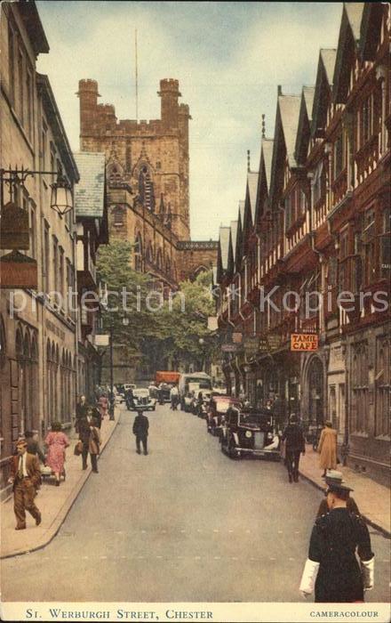 Chester Cheshire St Werburgh Street