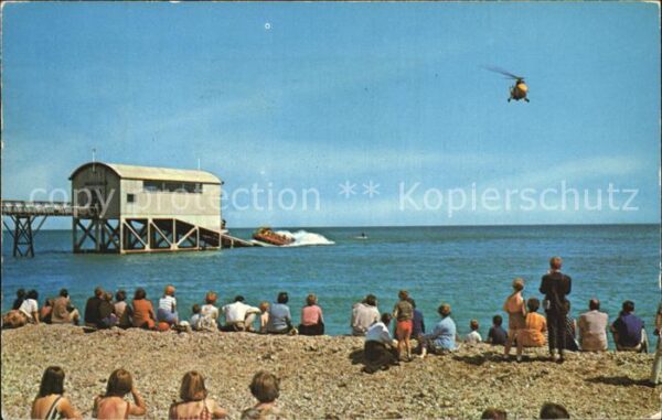 Selsey Chichester Life Boat Station Beach Helicopter