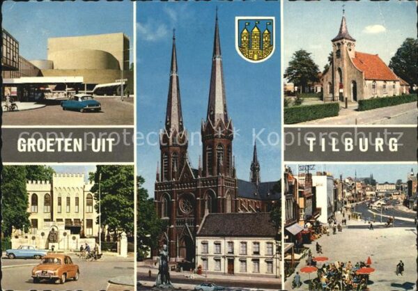 Tilburg Gebäude Kirche Kirche Strassenpartie