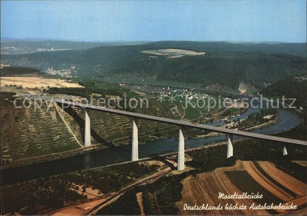 Winningen Mosel Moseltalbrücke Deutschlands höchste Aut
