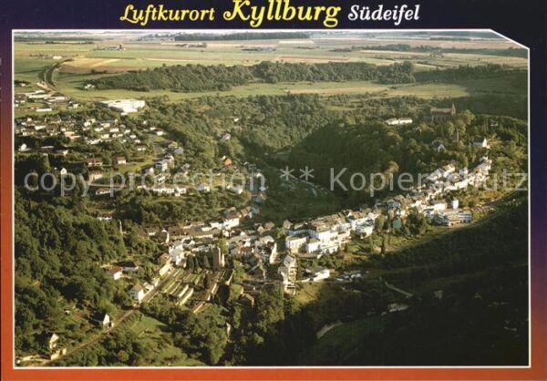 Kyllburg Rheinland-Pfalz Luftkurort Südeifel Fliegeraufnahme