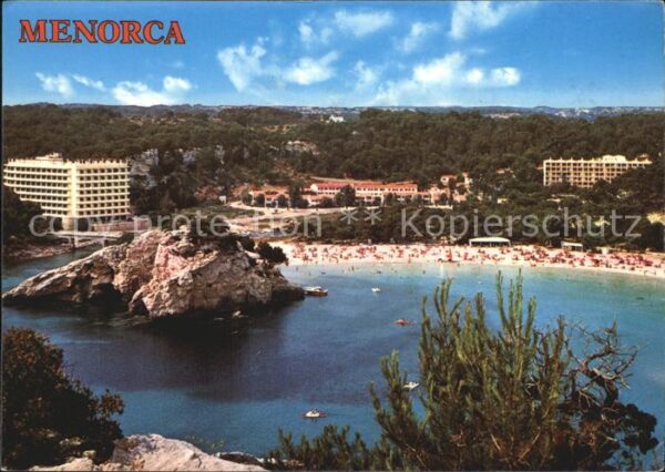 Cala Santa Galdana Vista general Bucht Strand Hotels