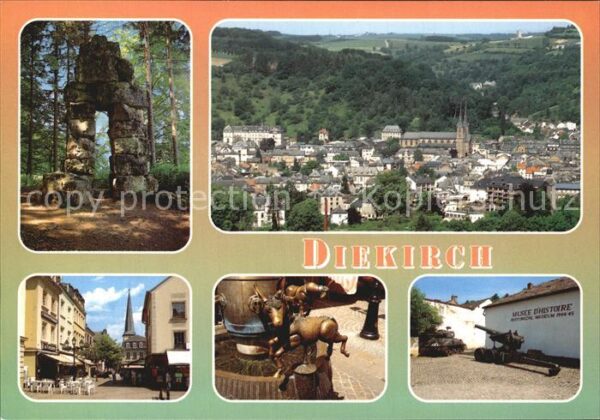 Diekirch Le Deiwelselter Panorama Zone pietonne